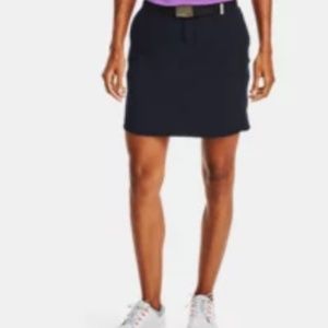Under Armour Links Woven Skort in black size 16